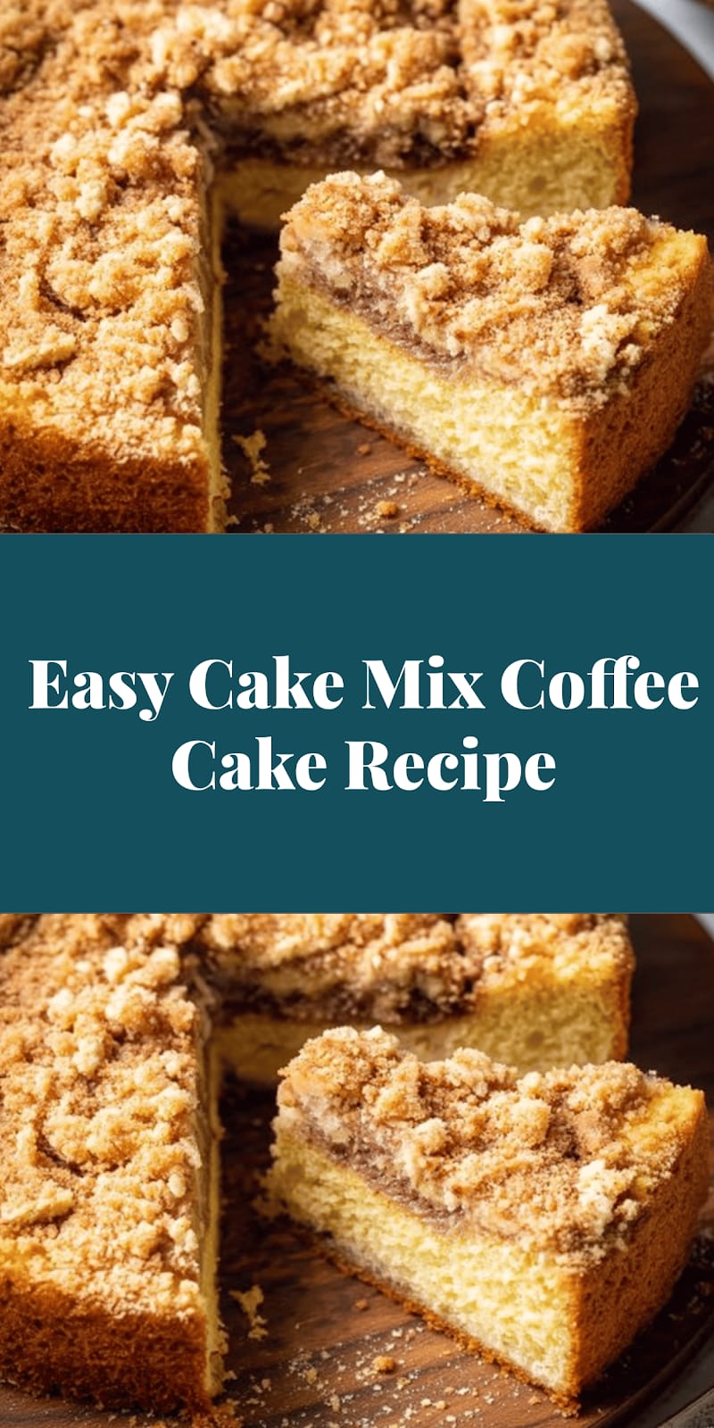 Easy Cake Mix Coffee Cake Recipe