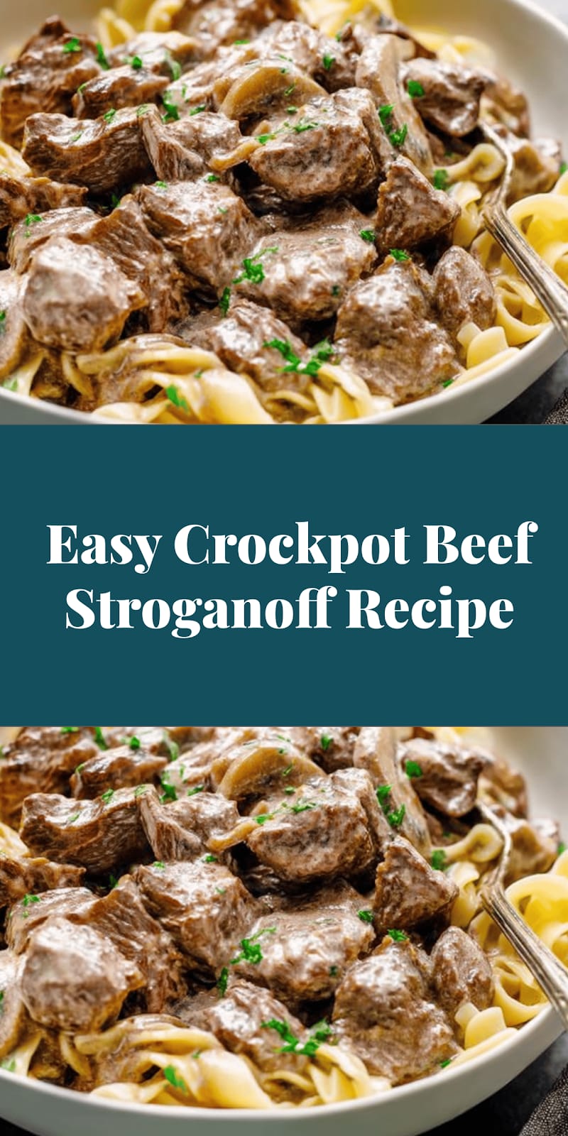 Easy Crockpot Beef Stroganoff Recipe