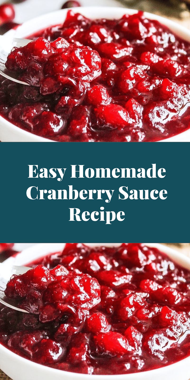 Easy Homemade Cranberry Sauce Recipe