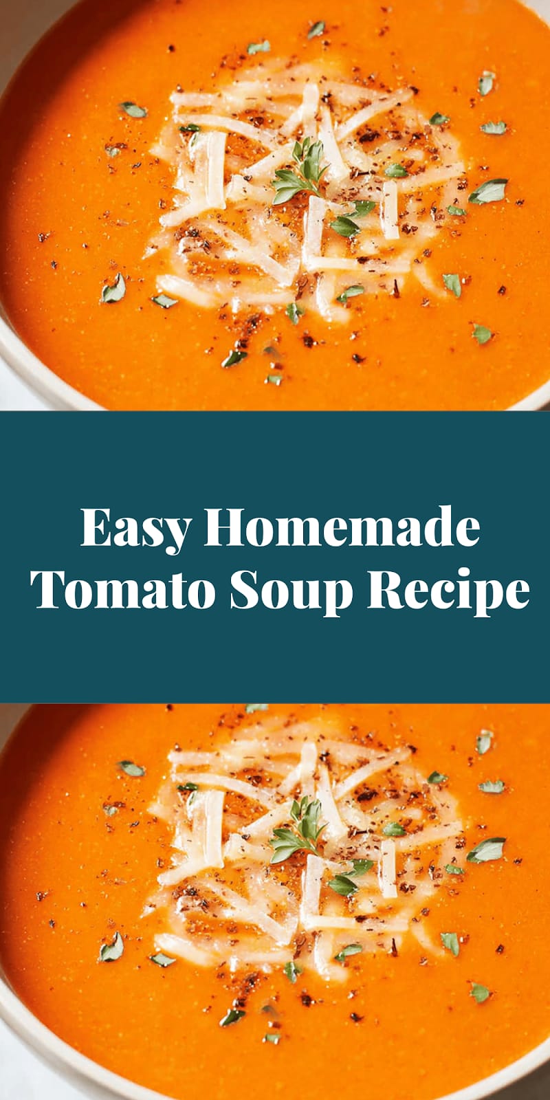 Easy Homemade Tomato Soup Recipe