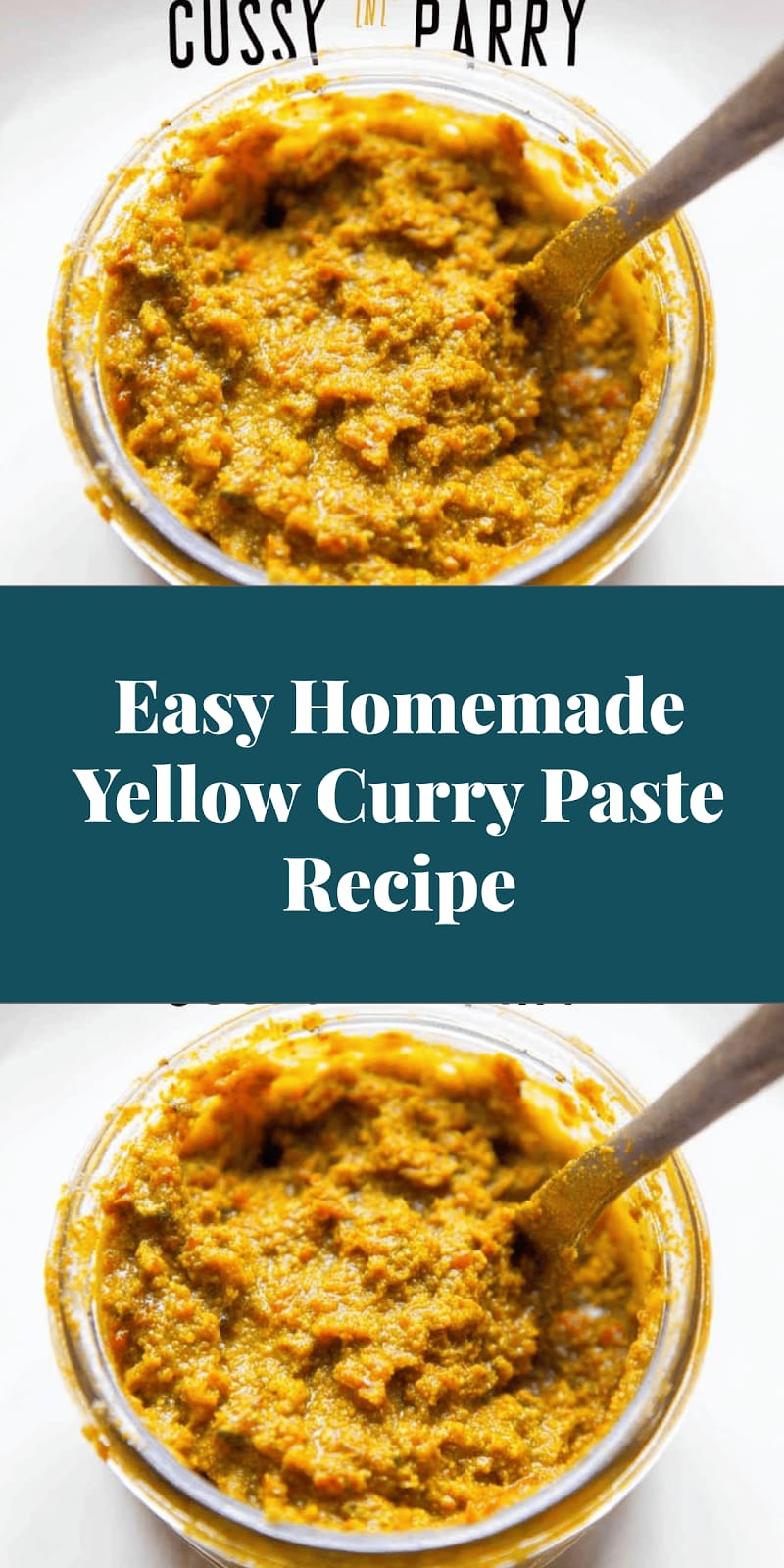 Easy Homemade Yellow Curry Paste Recipe