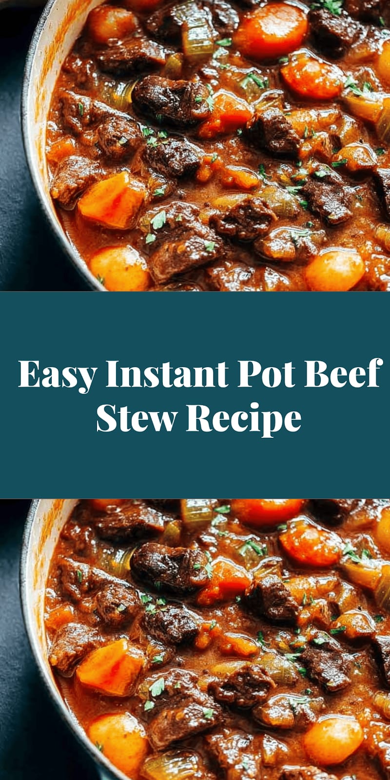 Easy Instant Pot Beef Stew Recipe