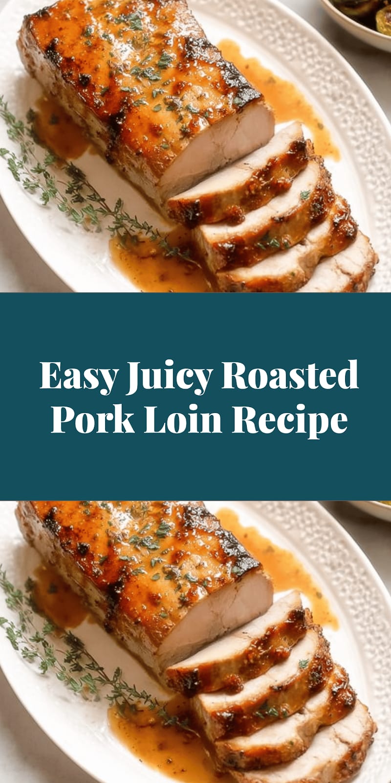 Easy Juicy Roasted Pork Loin Recipe