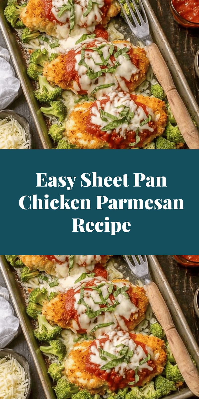 Easy Sheet Pan Chicken Parmesan Recipe
