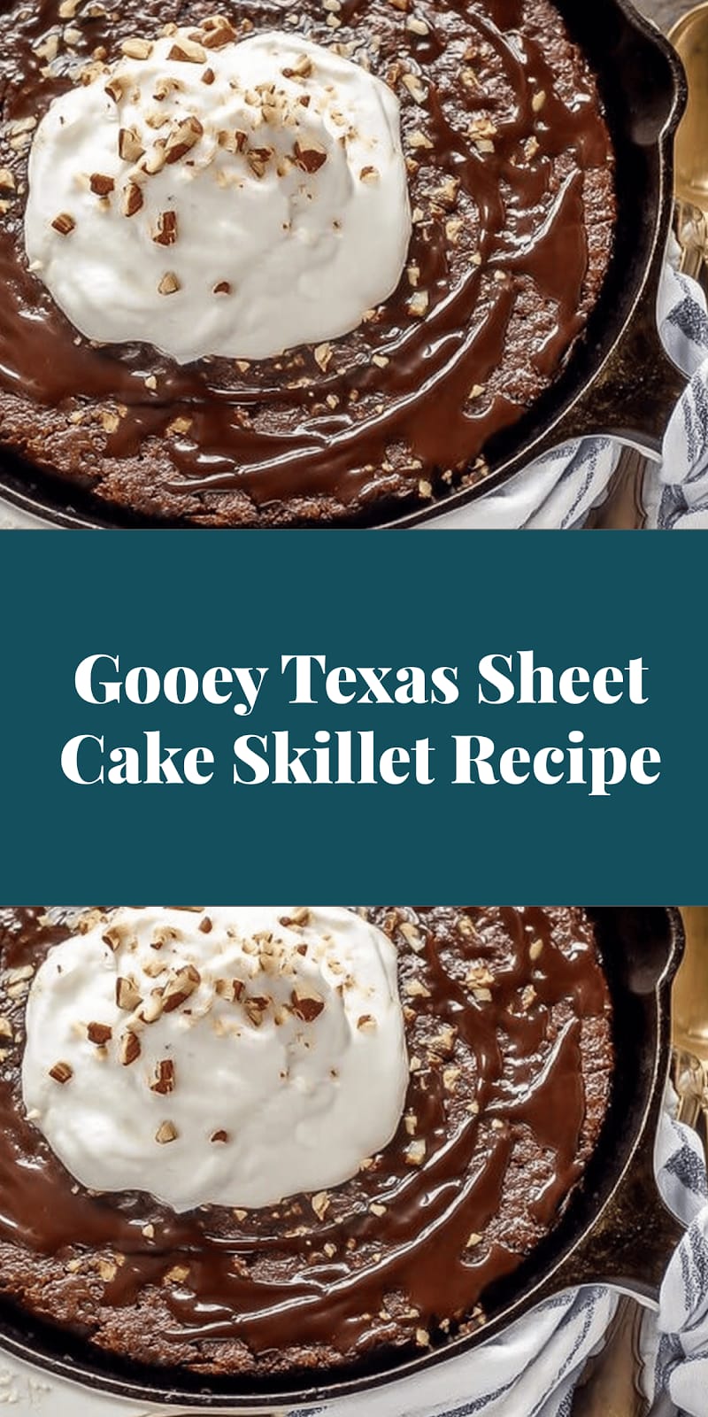 Gooey Texas Sheet Cake Skillet Recipe