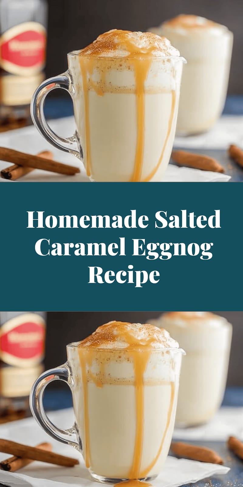 Homemade Salted Caramel Eggnog Recipe