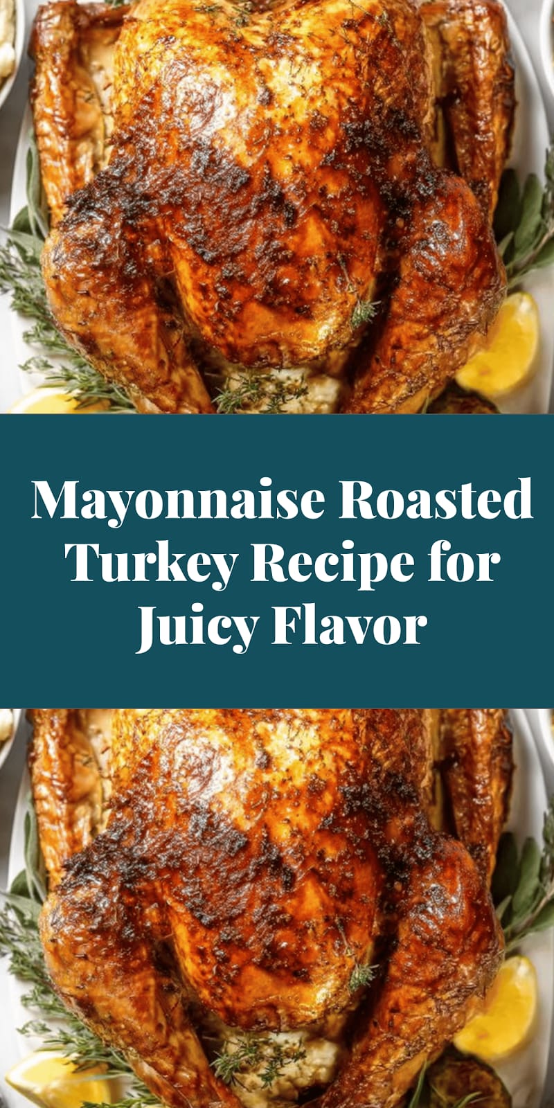 Mayonnaise Roasted Turkey Recipe for Juicy Flavor