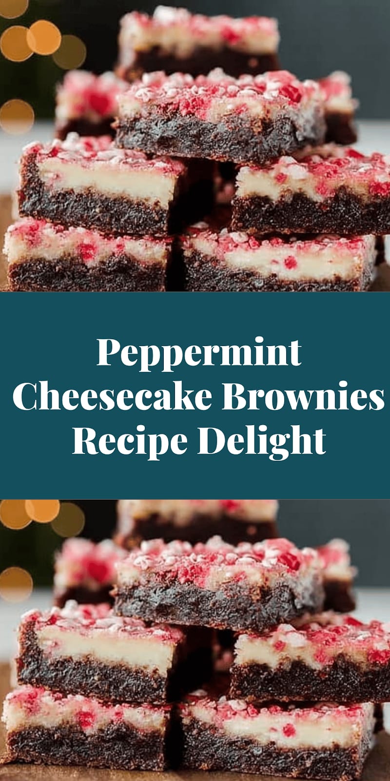Peppermint Cheesecake Brownies Recipe Delight