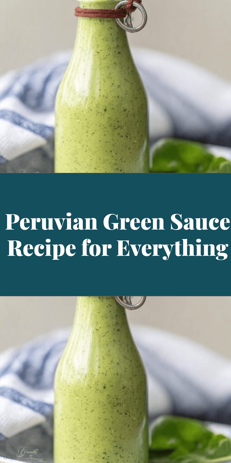 Peruvian Green Sauce Recipe for Everything