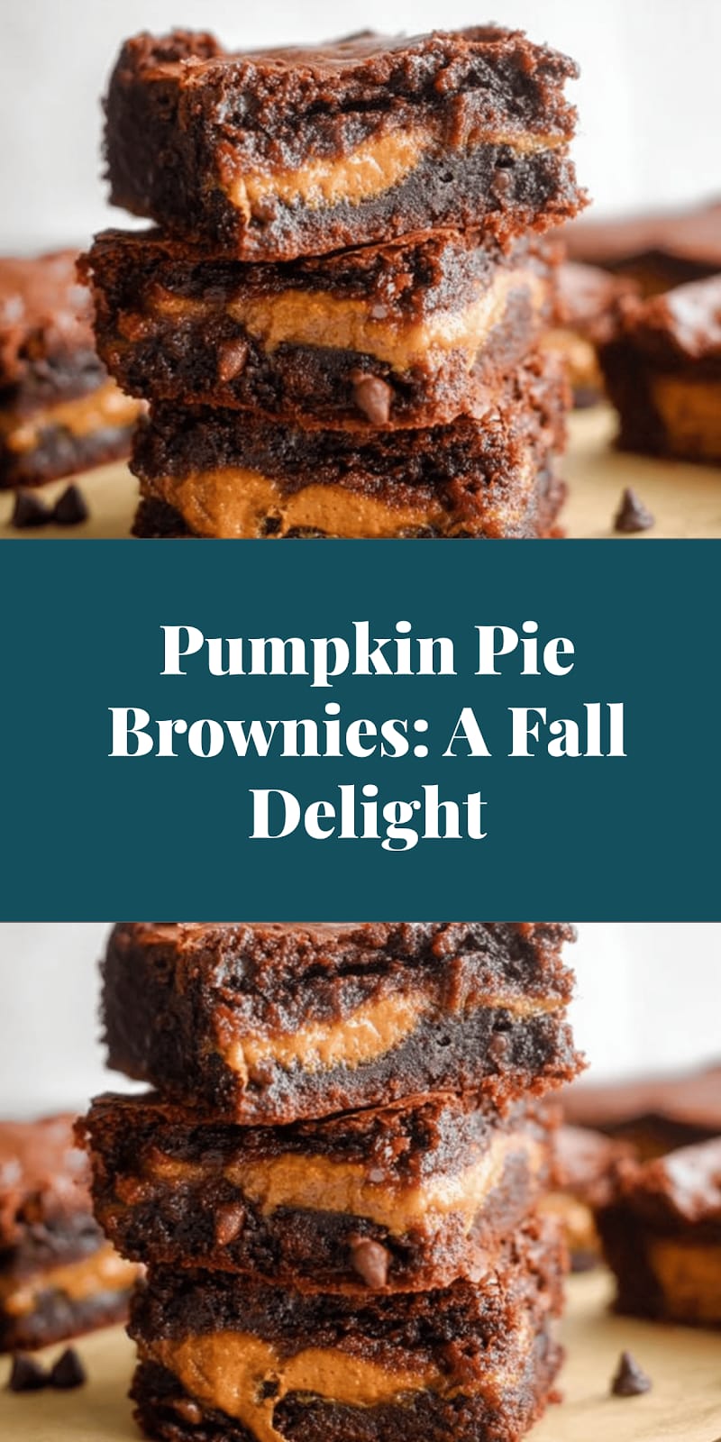 Pumpkin Pie Brownies: A Fall Delight