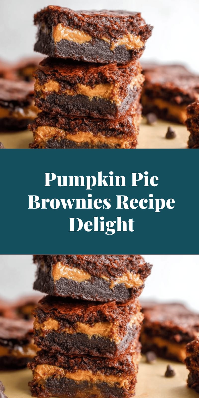 Pumpkin Pie Brownies Recipe Delight