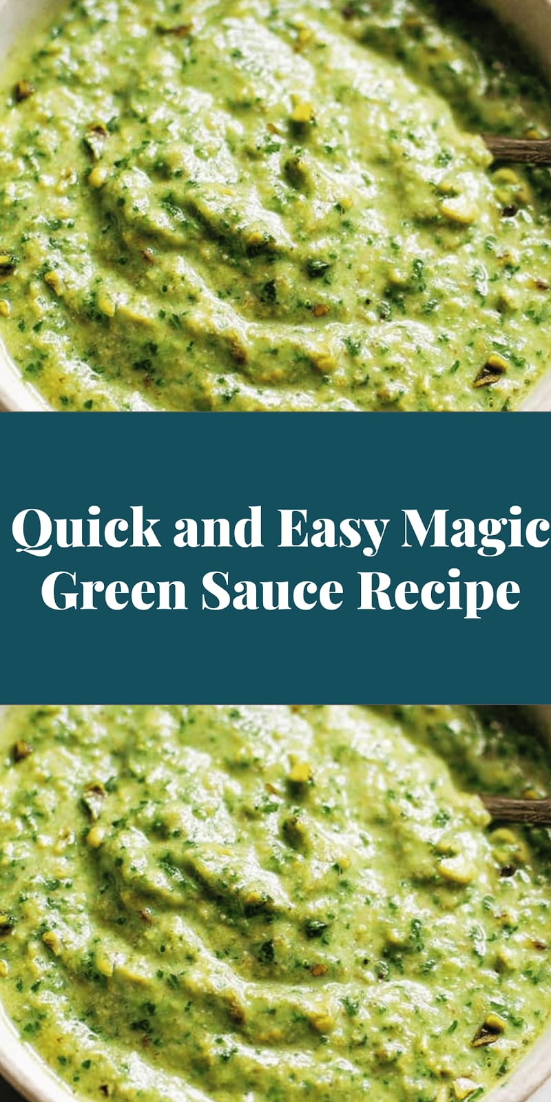 Quick and Easy Magic Green Sauce Recipe