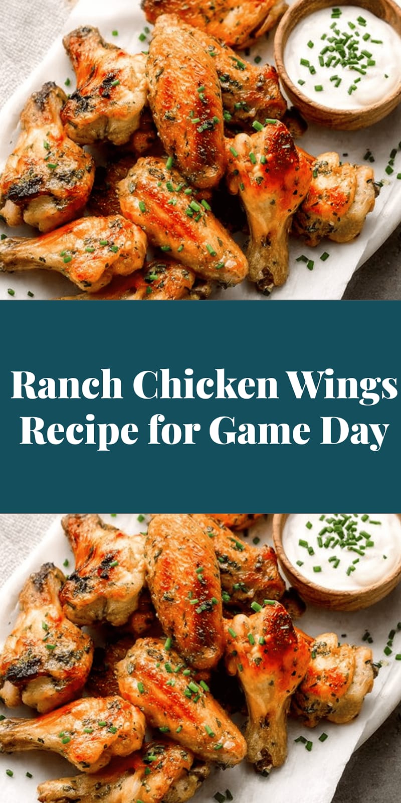 Ranch Chicken Wings Recipe for Game Day