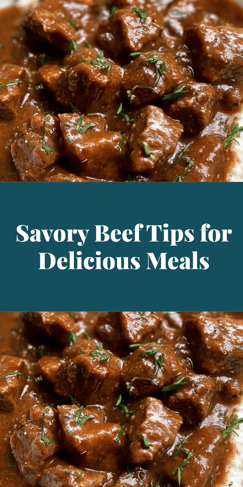 Savory Beef Tips for Delicious Meals