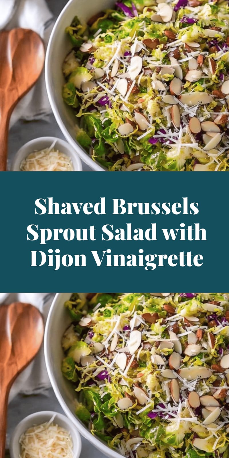 Shaved Brussels Sprout Salad with Dijon Vinaigrette