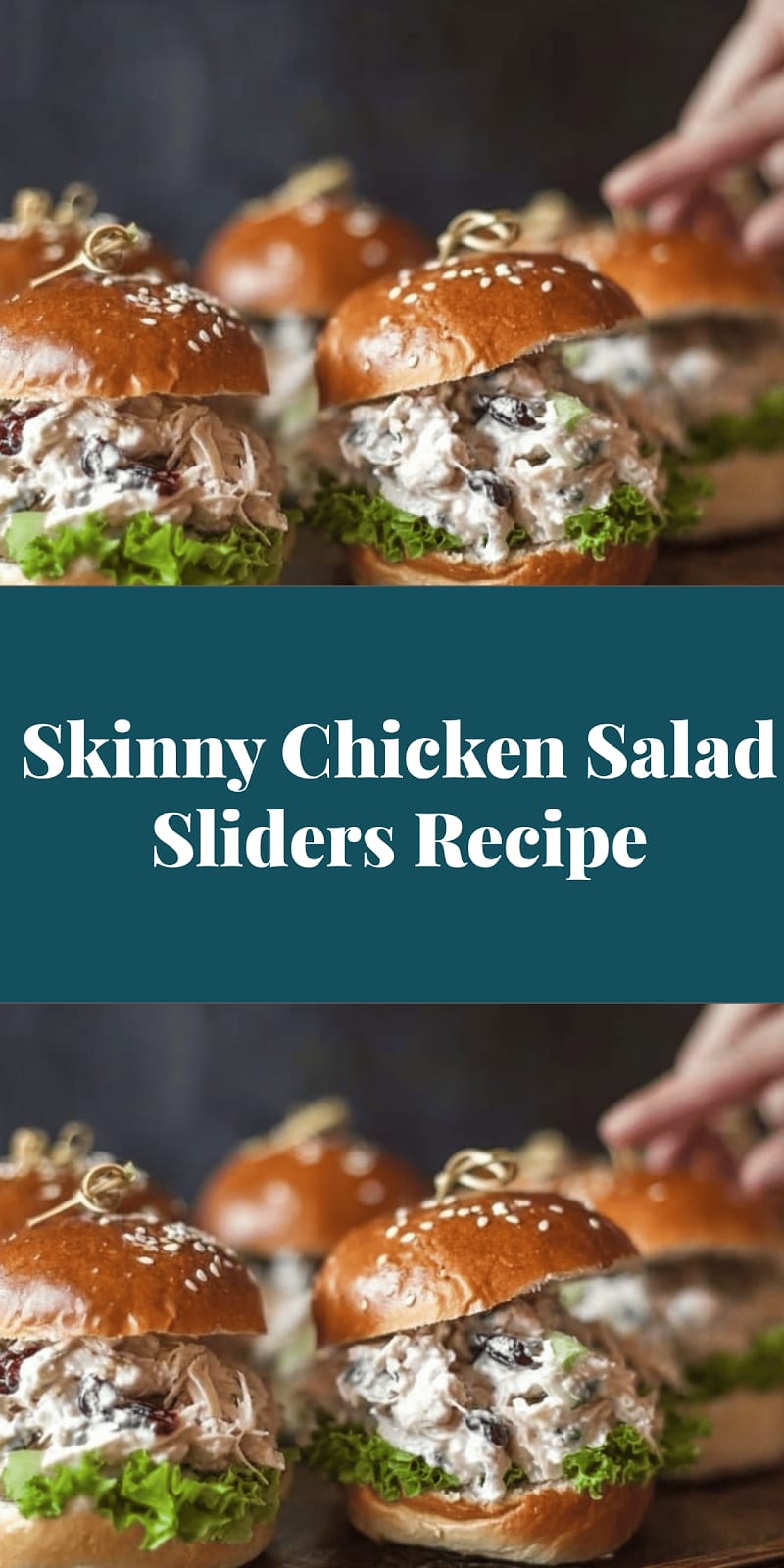 Skinny Chicken Salad Sliders Recipe