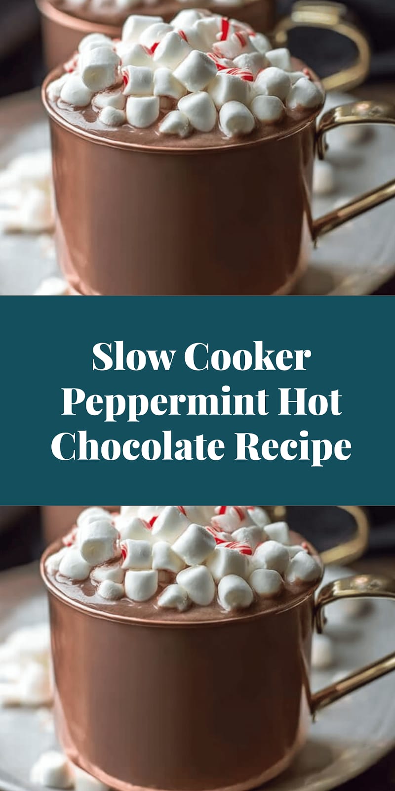 Slow Cooker Peppermint Hot Chocolate Recipe