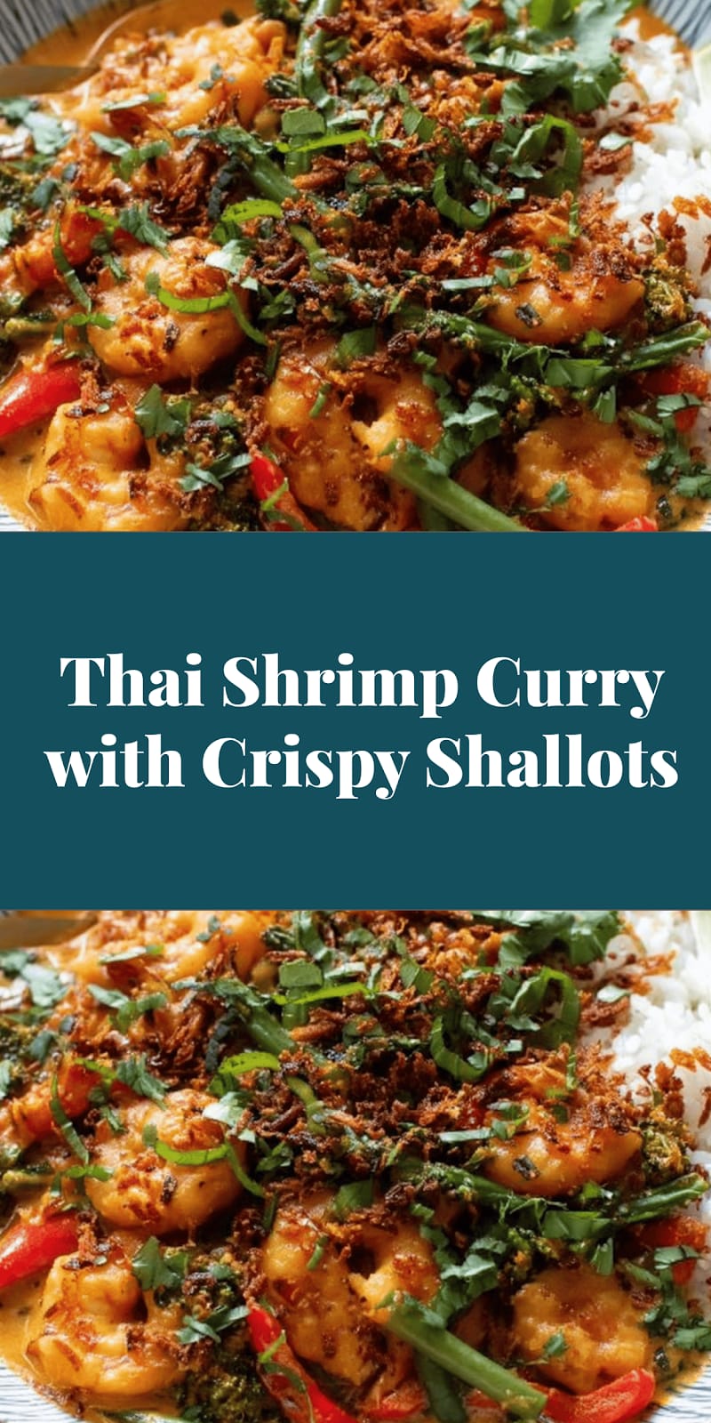 Thai Shrimp Curry with Crispy Shallots