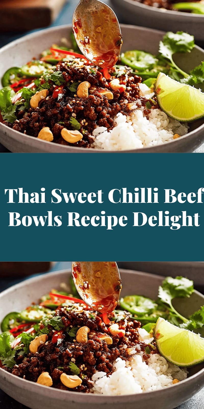 Thai Sweet Chilli Beef Bowls Recipe Delight
