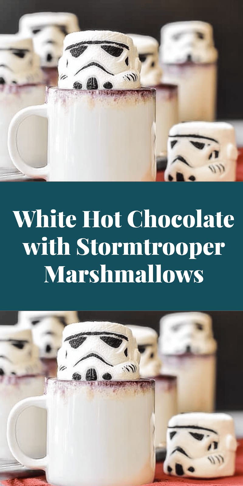 White Hot Chocolate with Stormtrooper Marshmallows