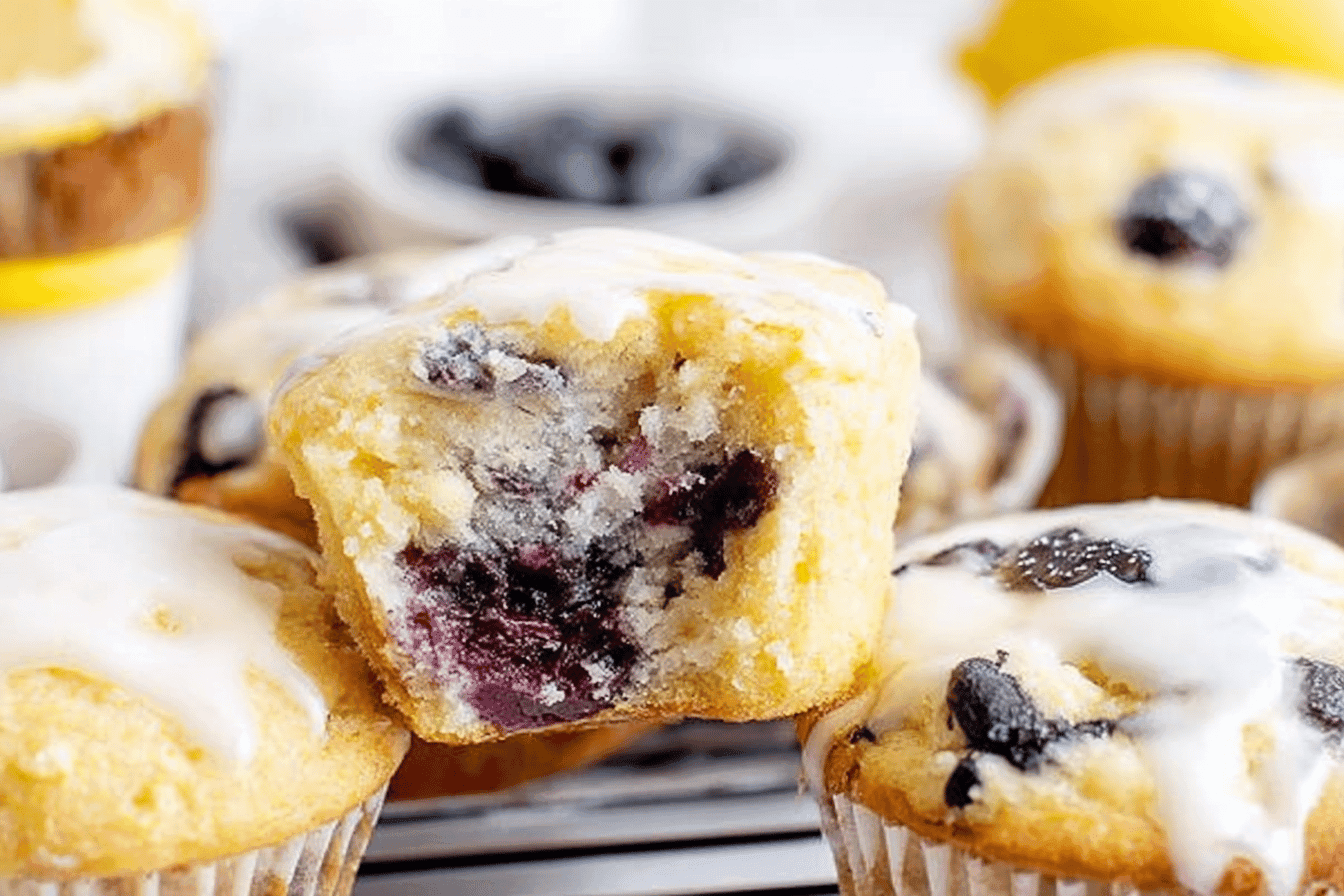 Blueberry Lemon Muffins Recipe Easy and Delicious