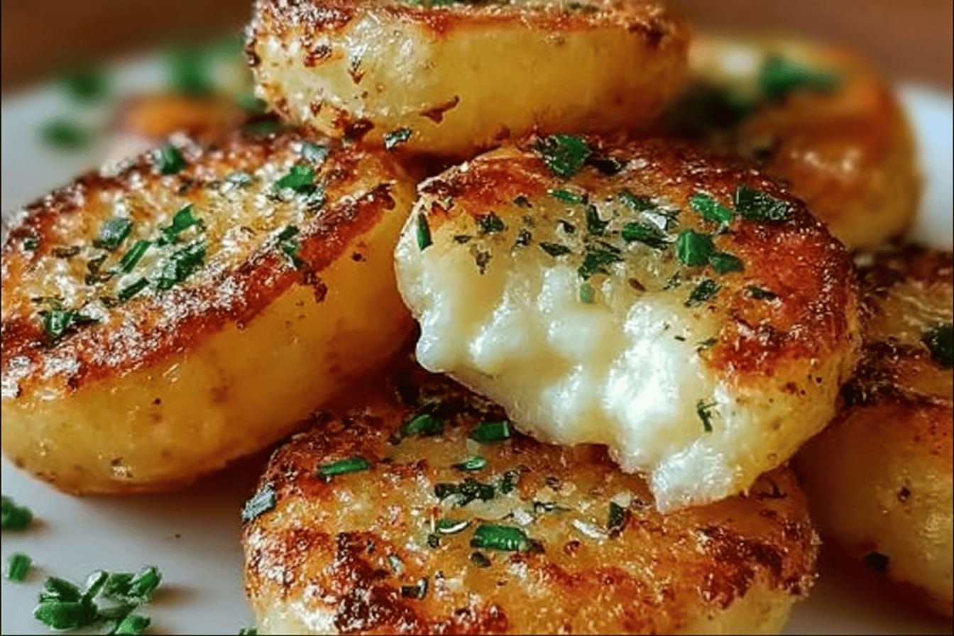 Cheesy Baked Potato Rounds Recipe