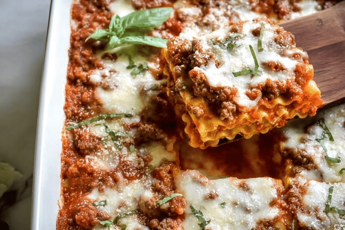 Cheesy Lasagna Roll-Ups Recipe Idea