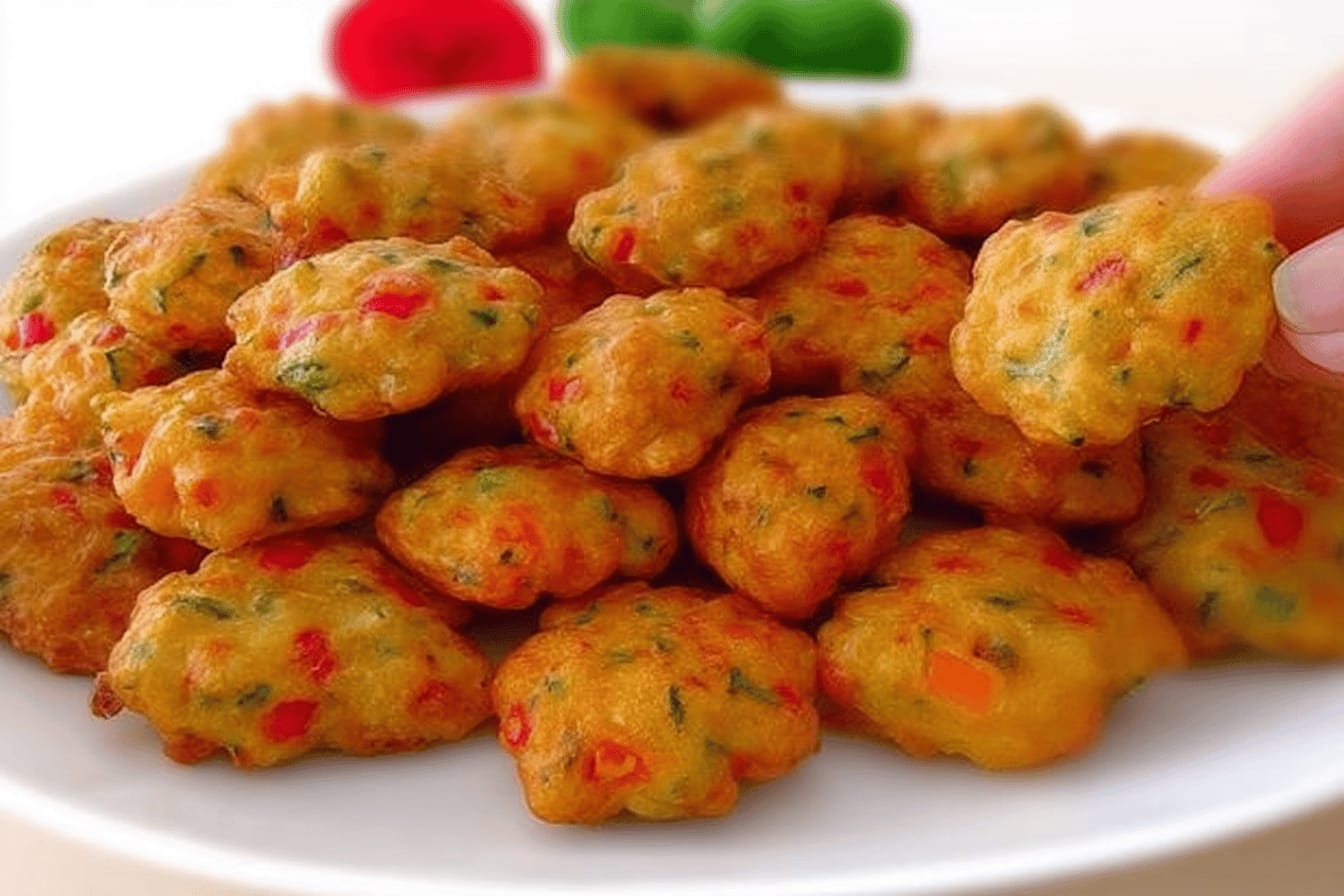 Cheesy Vegetable Fritters Recipe Delight