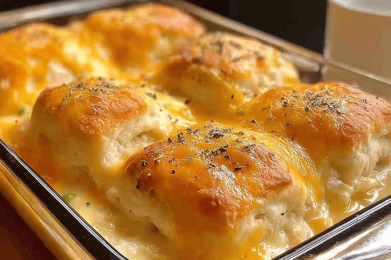 Chicken Biscuit Casserole Recipe Delight
