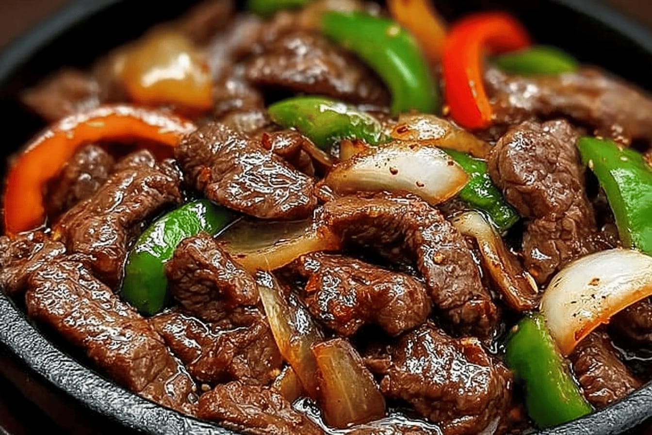 Chinese Pepper Steak with Onions Recipe