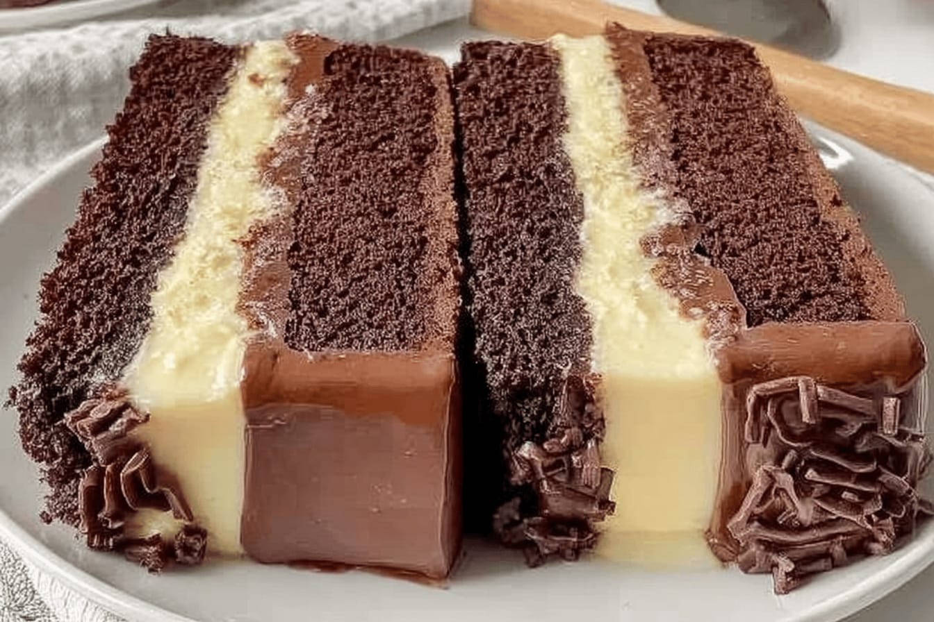 Chocolate Cake with Creamy Ganache Filling