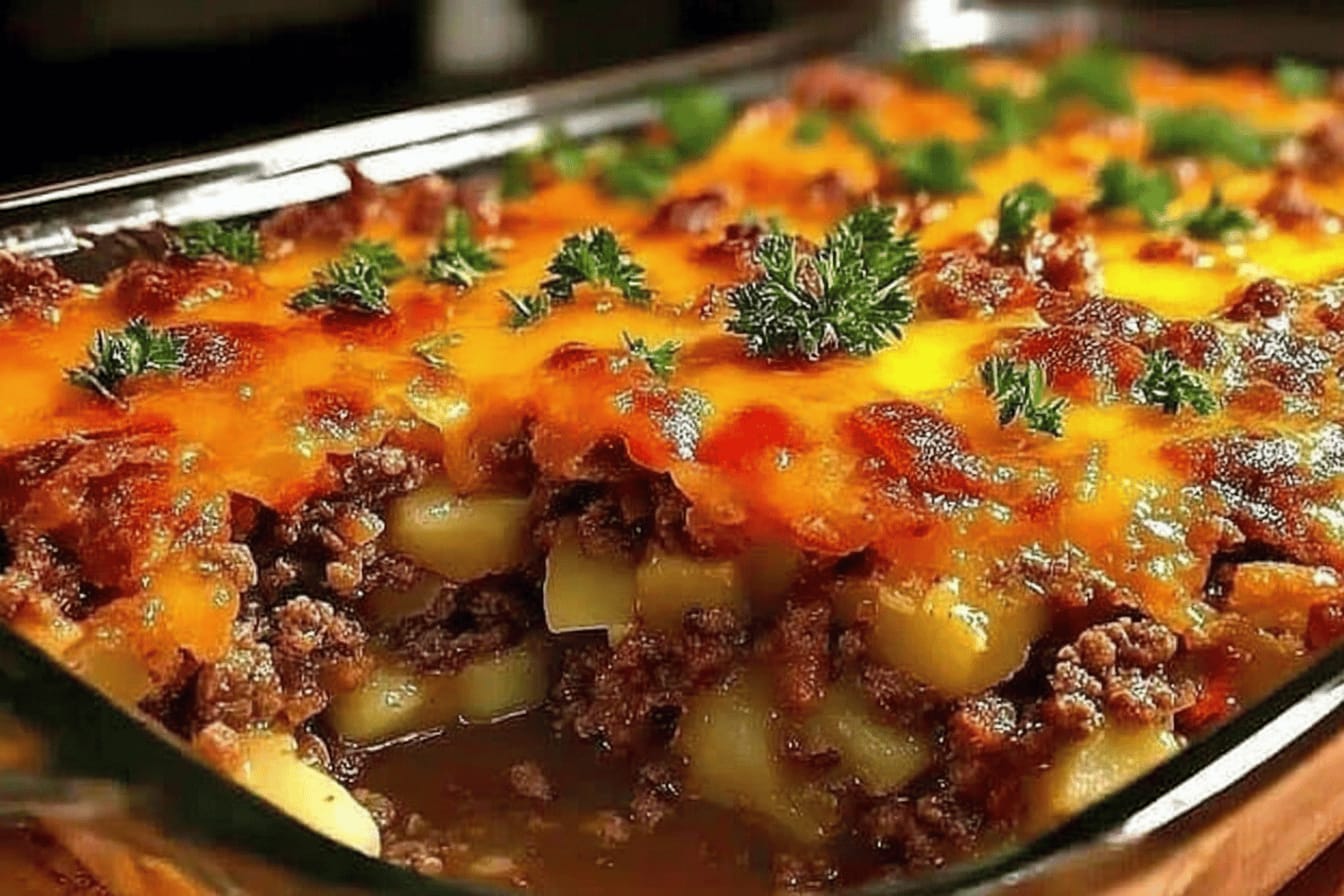 Cowboy Steak and Potato Casserole Recipe