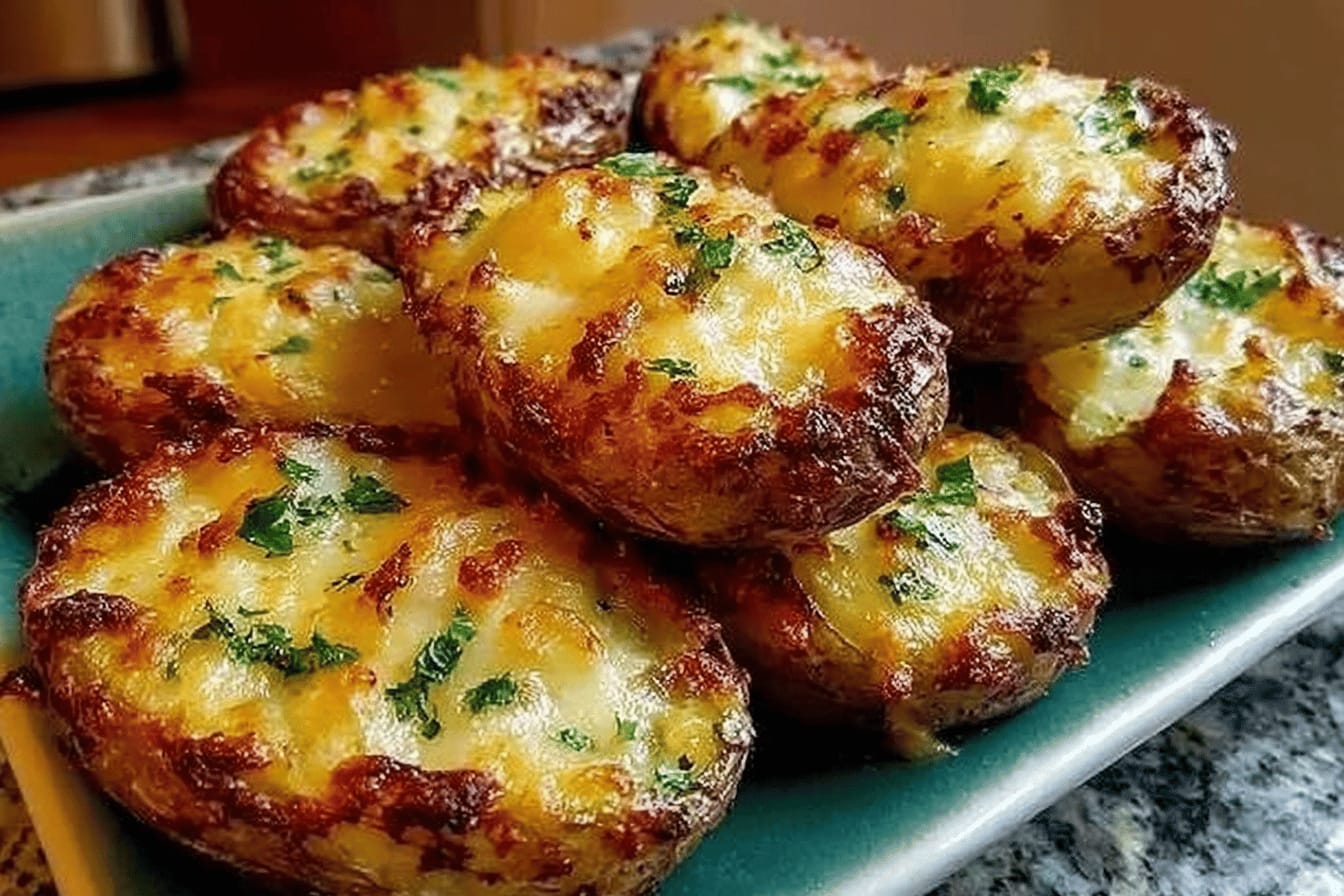 Crispy Parmesan Baked Potatoes Recipe