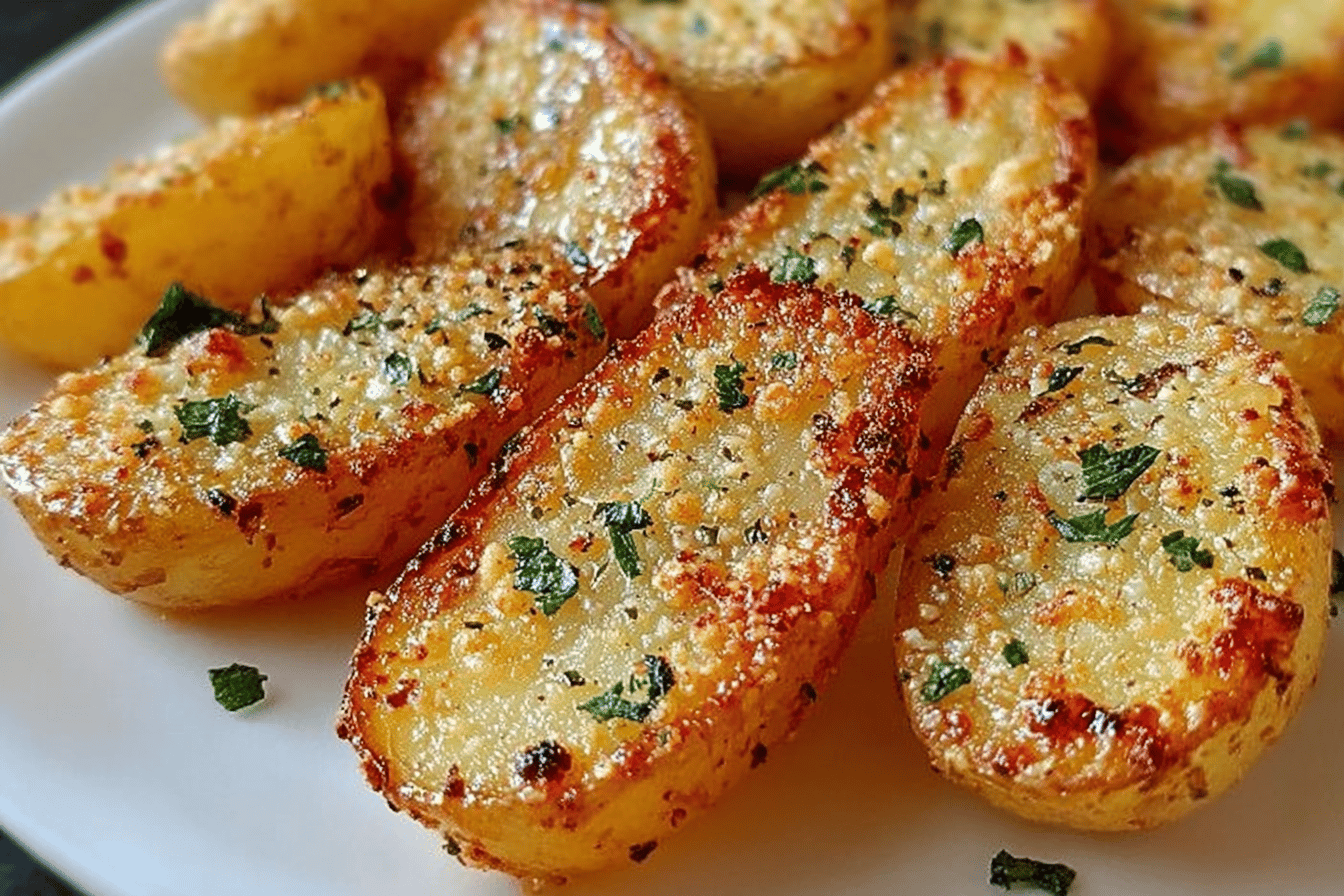 Crispy Sheet Pan Scored Potatoes Recipe