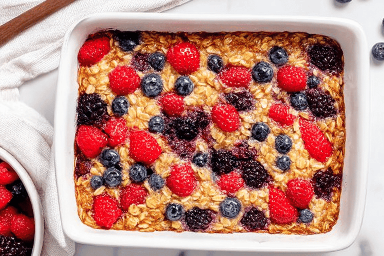 Delicious Berry Baked Oatmeal Recipe