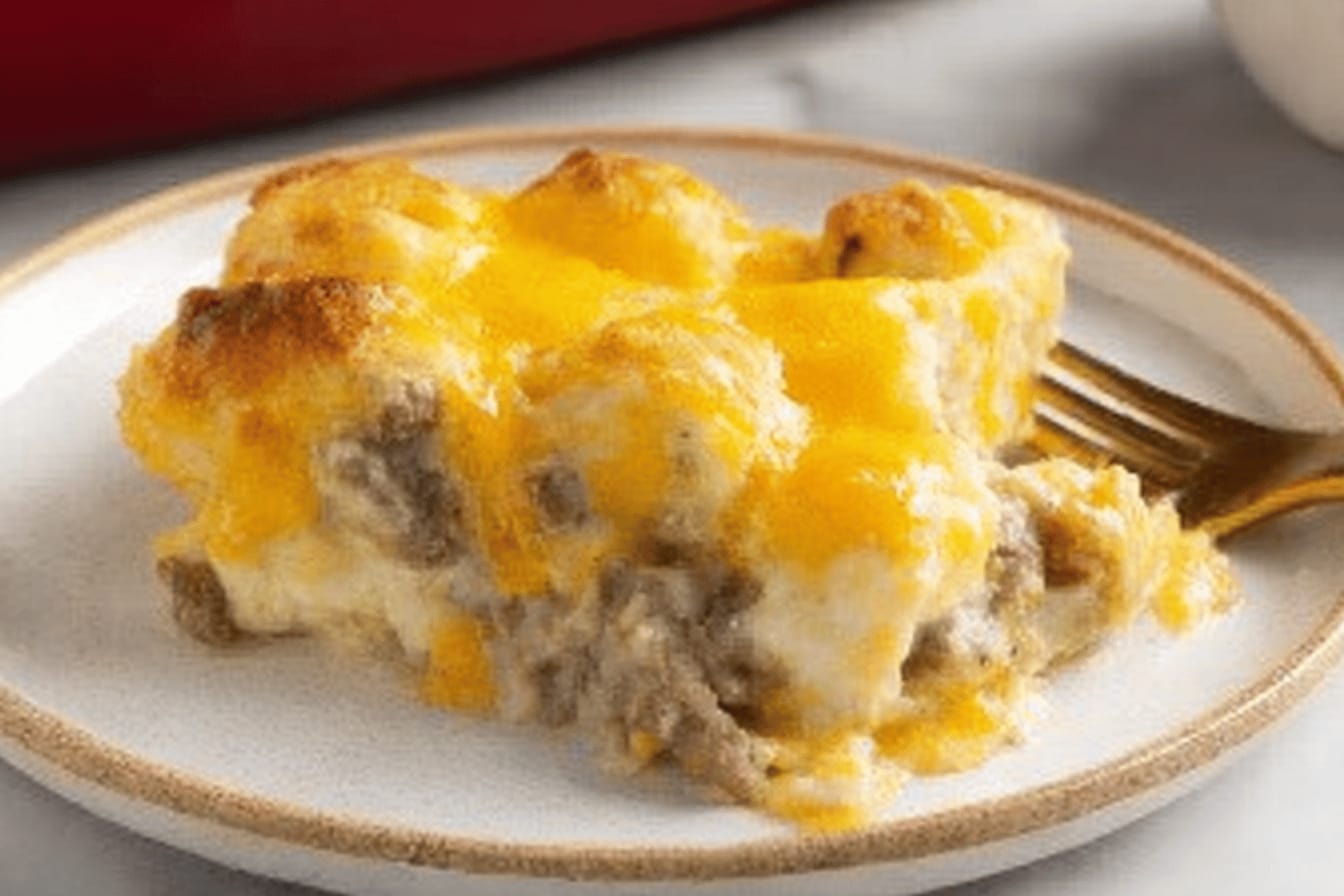 Delicious Biscuits and Gravy Casserole Recipe