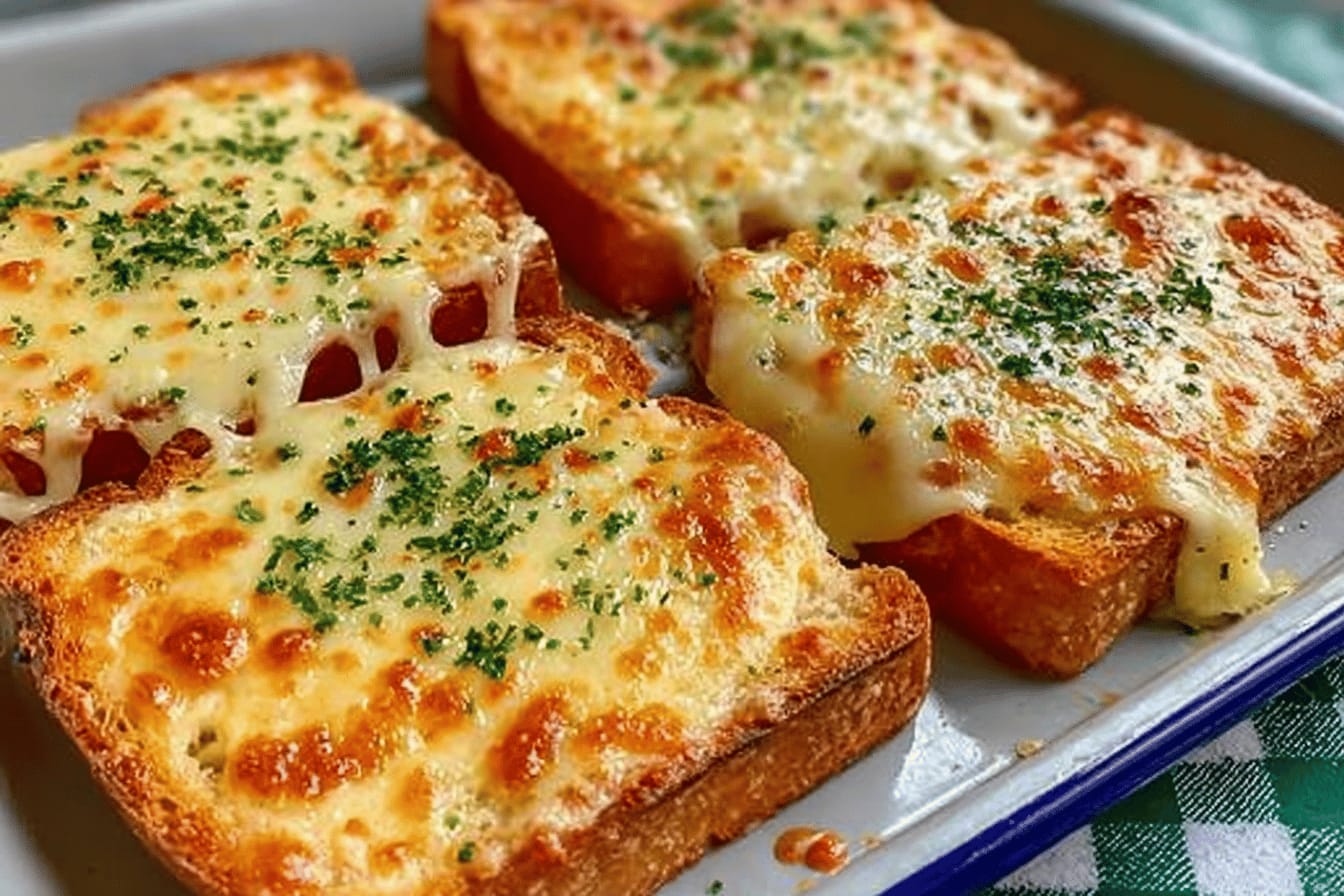 Delicious Texas Toast with Melted Cheese Recipe