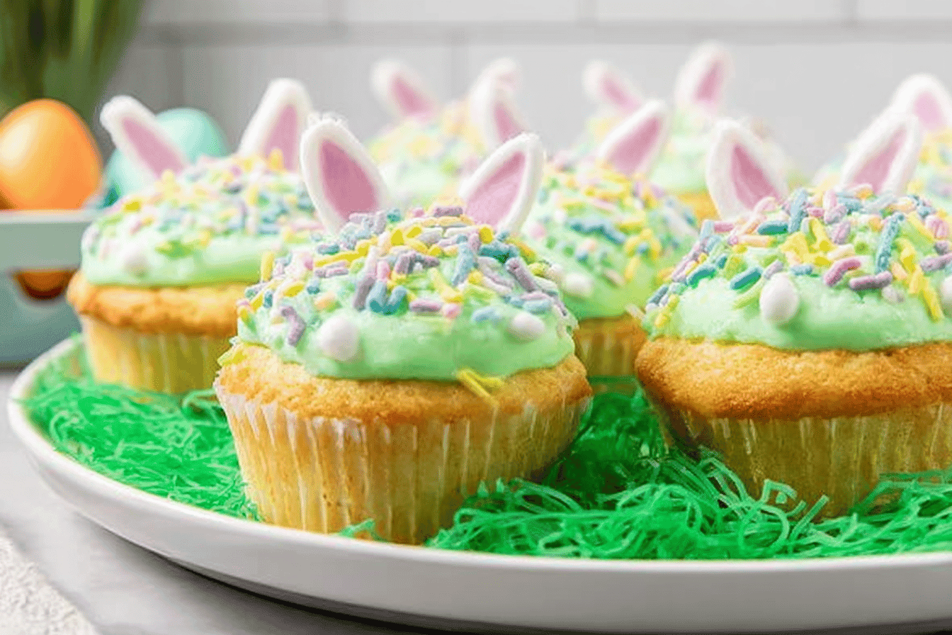 Easter Bunny Cupcakes Recipe for Kids