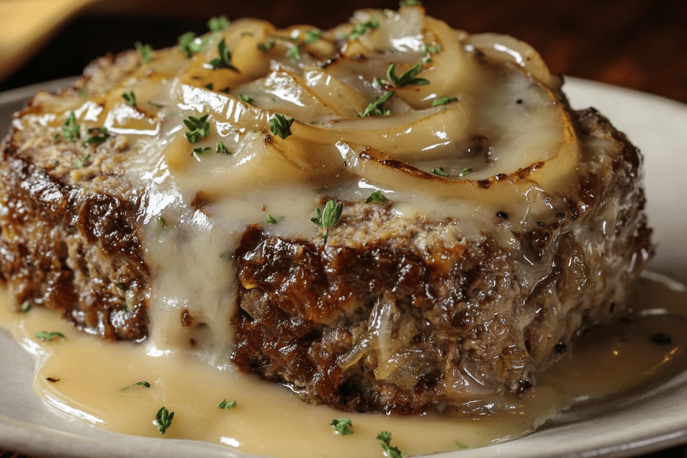 French Onion Meatloaf Recipe Delight
