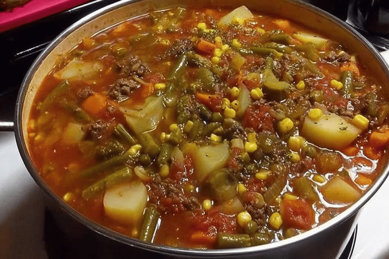 Hearty Vegetable Beef Soup Recipe
