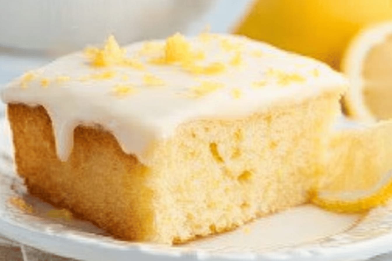 Lemon Sour Cream Cake Recipe Delight