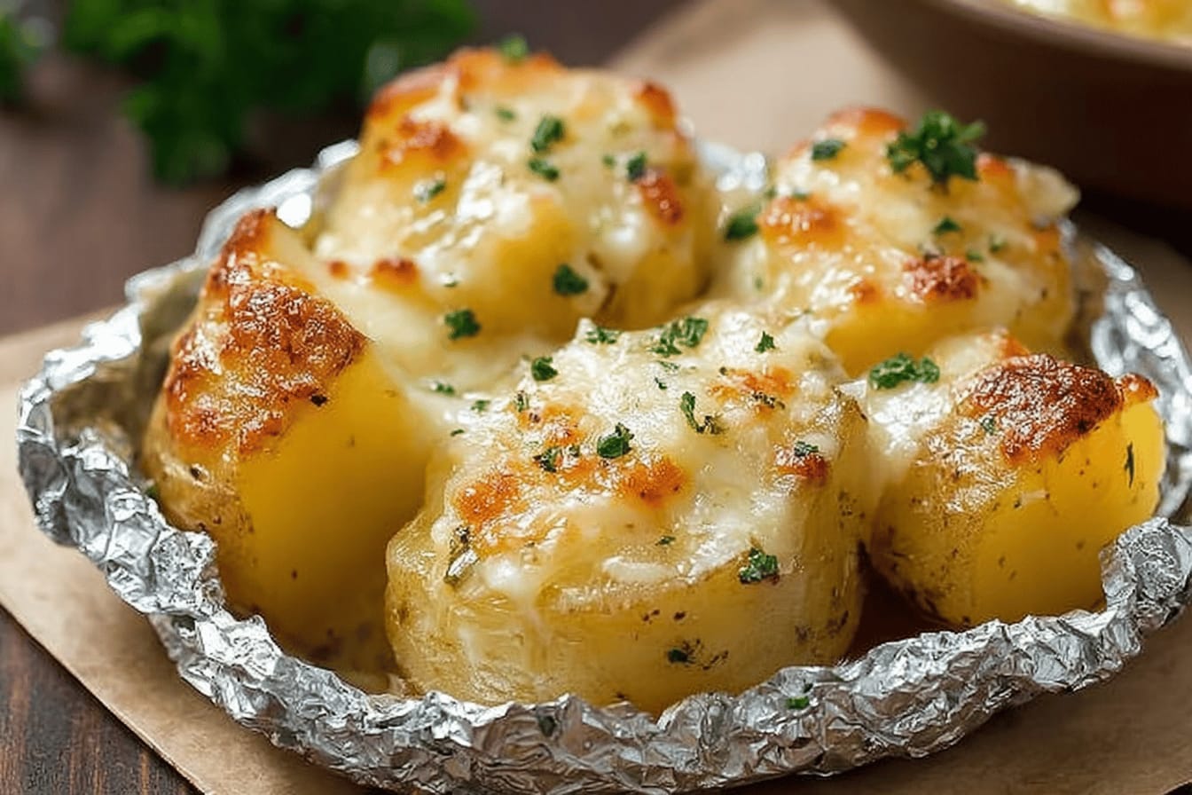 Parmesan Baked Potatoes Recipe for a Savory Side