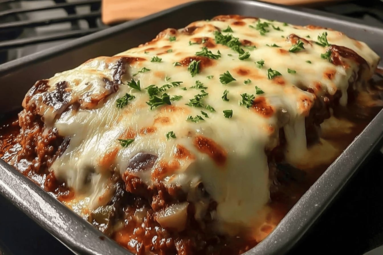 Philly Cheesesteak Casserole Recipe Delight