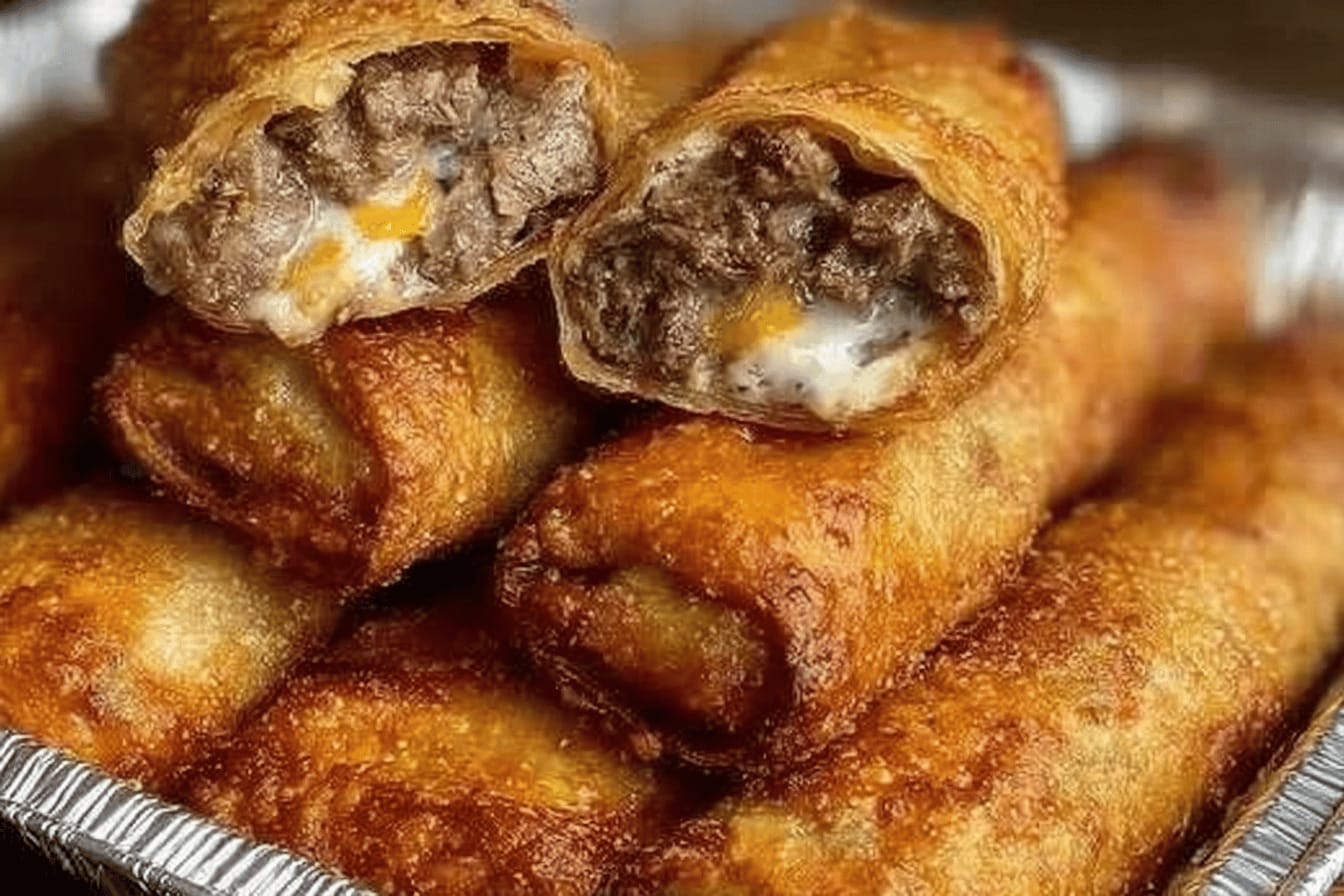 Philly Cheesesteak Egg Rolls Recipe Delight
