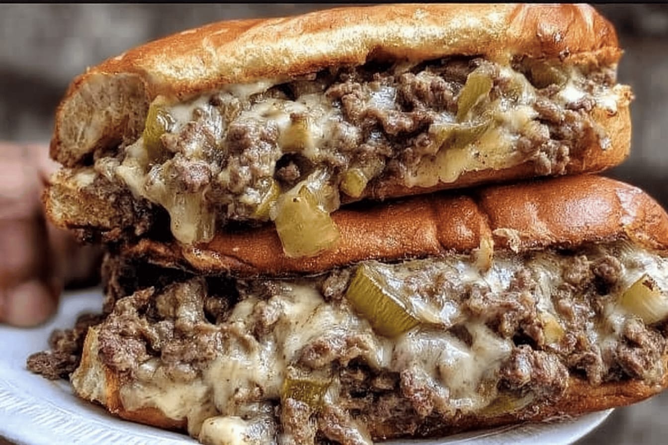 Philly Cheesesteak Sloppy Joes Recipe Delight