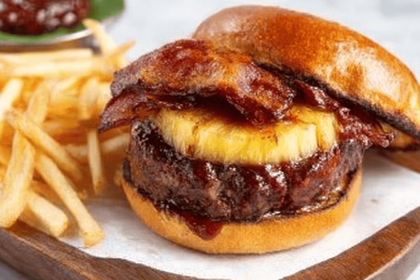 Pineapple Bacon Burger Recipe for Summer Grilling