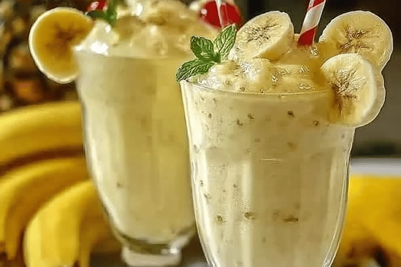 Pineapple Banana Smoothie Recipe Delight