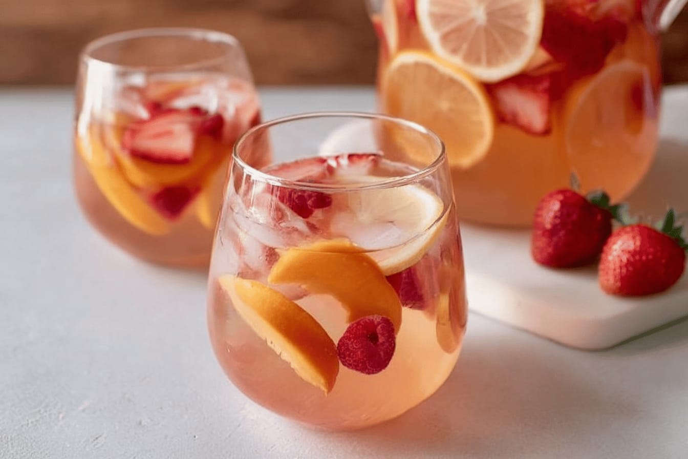 Refreshing Rose Sangria Recipe for Summer Enjoyment