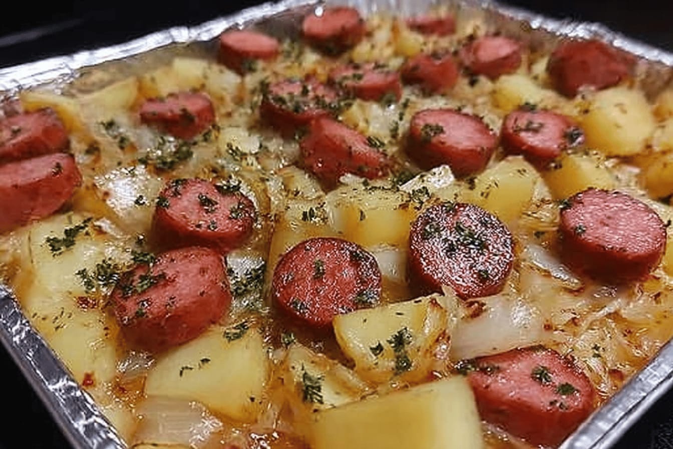 Sausage and Sauerkraut Skillet Recipe