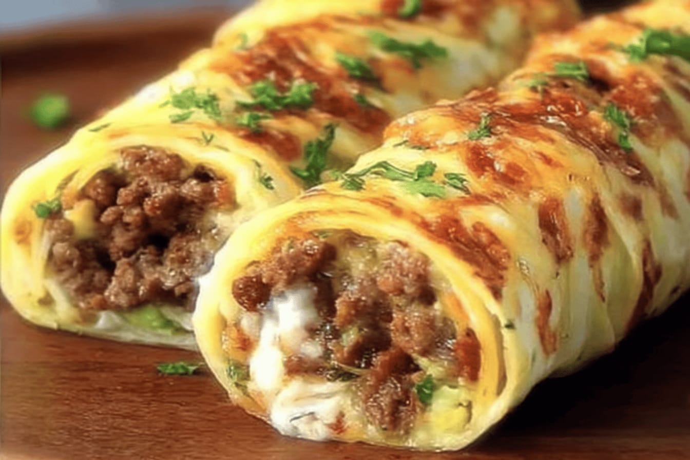 Savory Ground Beef Tortilla Wraps Recipe